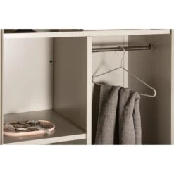 Nest Living Raf Metalen Kledingkast Beige - 183 X 85 Cm -Meubels Voor Thuis 11081477