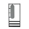Nest Living Jonny Metalen Kledingrek Zwart - 100 X 200 Cm -Meubels Voor Thuis 11081907