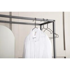 Nest Living Jonny Metalen Kledingrek Zwart - 100 X 200 Cm -Meubels Voor Thuis 11081920