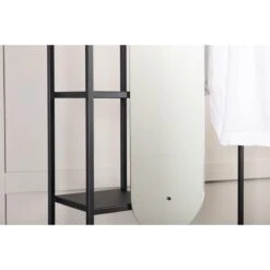 Nest Living Jonny Metalen Kledingrek Zwart - 100 X 200 Cm -Meubels Voor Thuis 11081923