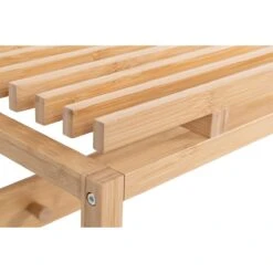 Lisomme Jort Bamboe Wandkapstok Naturel - 80 X 30 Cm -Meubels Voor Thuis 11081949