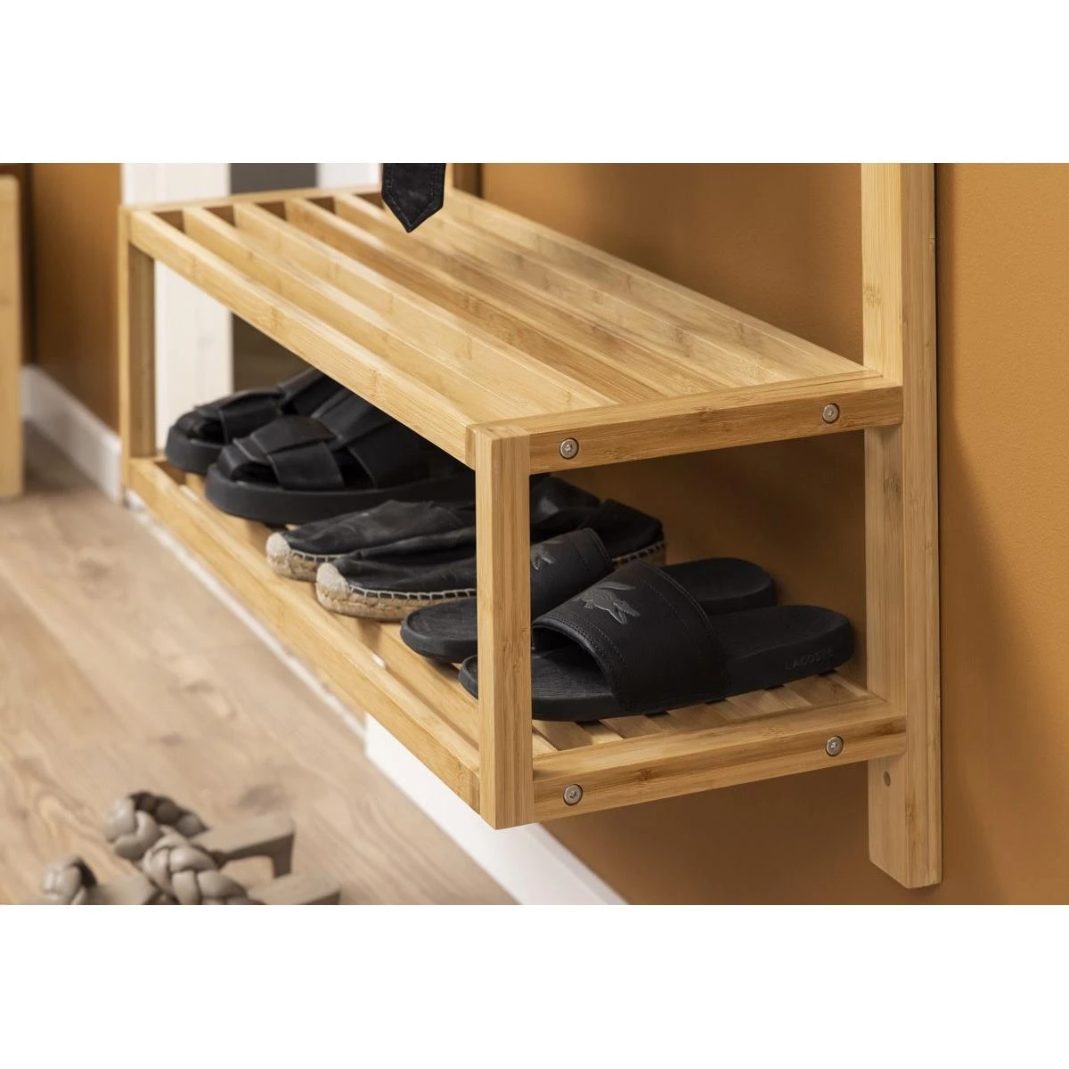 Lisomme Jort Bamboe Kledingrek Naturel - 80 X 170 Cm 10 Lisomme Jort Bamboe Kledingrek Naturel - 80 X 170 Cm - Afbeelding 8