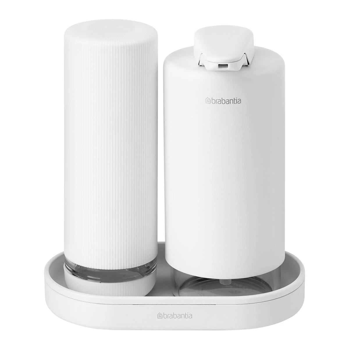 Brabantia SinkStyle Zeepdispenser Set - Mineral Fresh White 3 Brabantia SinkStyle Zeepdispenser Set - Mineral Fresh White