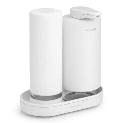 Brabantia SinkStyle Zeepdispenser Set - Mineral Fresh White 13 Brabantia SinkStyle Zeepdispenser Set - Mineral Fresh White -Meubels Voor Thuis 11084115