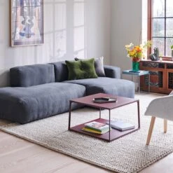 HAY Peas Random Vloerkleed 170 X 240 Cm - Soft Grey -Meubels Voor Thuis 11091103