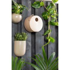 Present Time - Vogelhuisje Rond - Bruin - Ø4,5cm -Meubels Voor Thuis 11107670