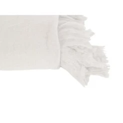 Present Time Deken Cuddle - Katoen Wit - 130x130cm -Meubels Voor Thuis 11107701