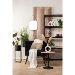 Present Time Deken Cuddle - Katoen Wit - 130x130cm -Meubels Voor Thuis 11107703