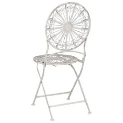 Beliani - SCAFA - Bistro Set - Wit - IJzer 17 Beliani - SCAFA - Bistro Set - Wit - IJzer -Meubels Voor Thuis 11108295