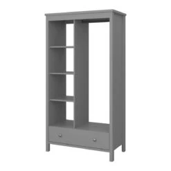 MOOS Floran Kledingkast - Grijs -Meubels Voor Thuis 11127319