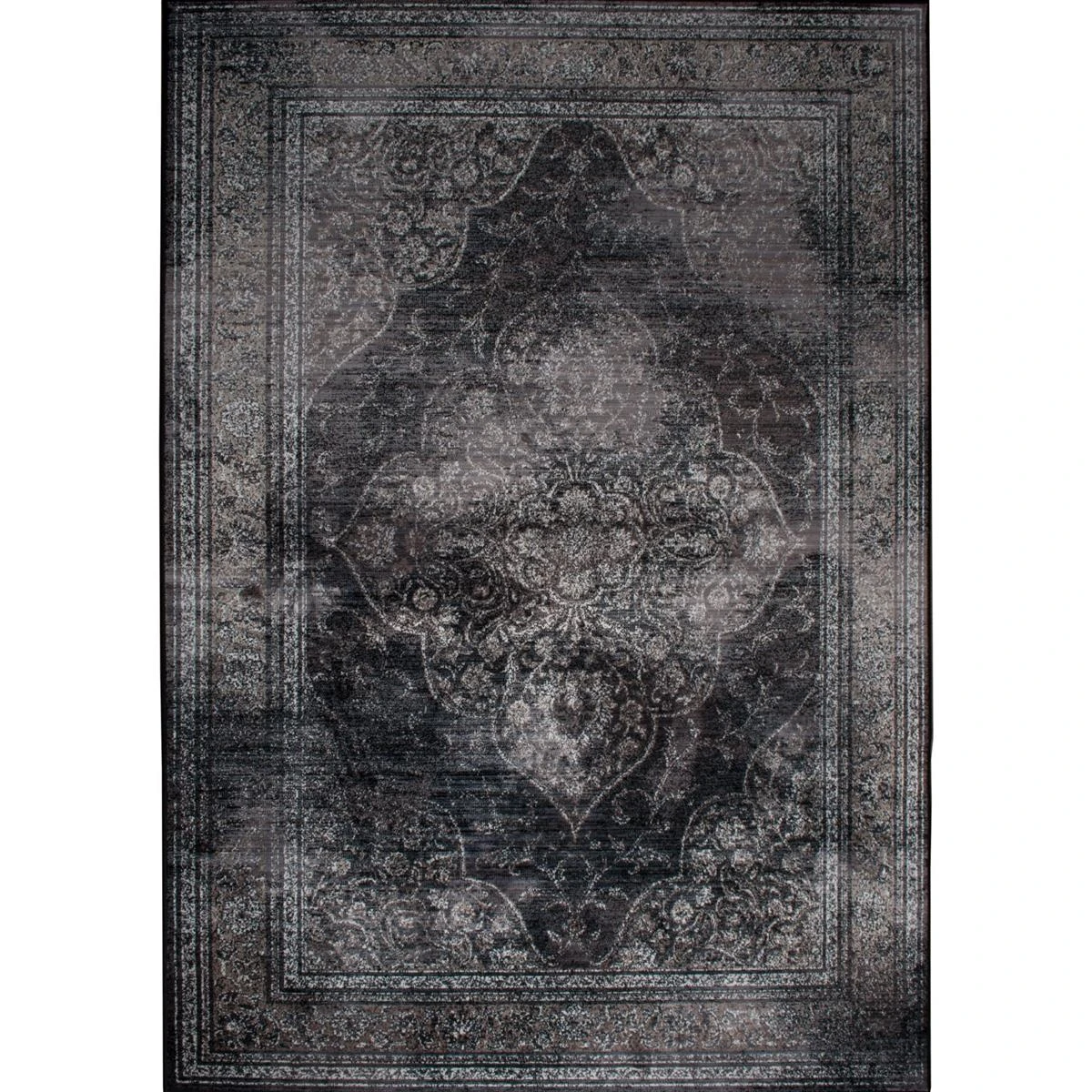 Dutchbone Rugged Vloerkleed 170 X 240 Cm - Zwart 3 Dutchbone Rugged Vloerkleed 170 X 240 Cm - Zwart