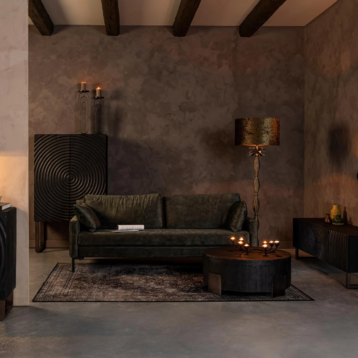 Dutchbone Rugged Vloerkleed 170 X 240 Cm - Zwart 15 Dutchbone Rugged Vloerkleed 170 X 240 Cm - Zwart - Afbeelding 13