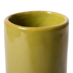 HKliving HK Objects Vaas - Glossy Olive -Meubels Voor Thuis 11129783