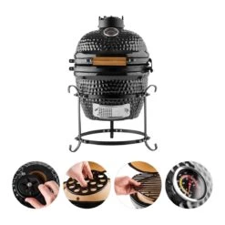 MOOS Kamado Grill 13 Inch Classic Keramische Barbecue Ø 32 Cm -Meubels Voor Thuis 11130601