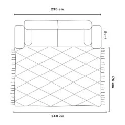 HAY Peas Vloerkleed 170 X 240 Cm - Soft Grey -Meubels Voor Thuis 11131393