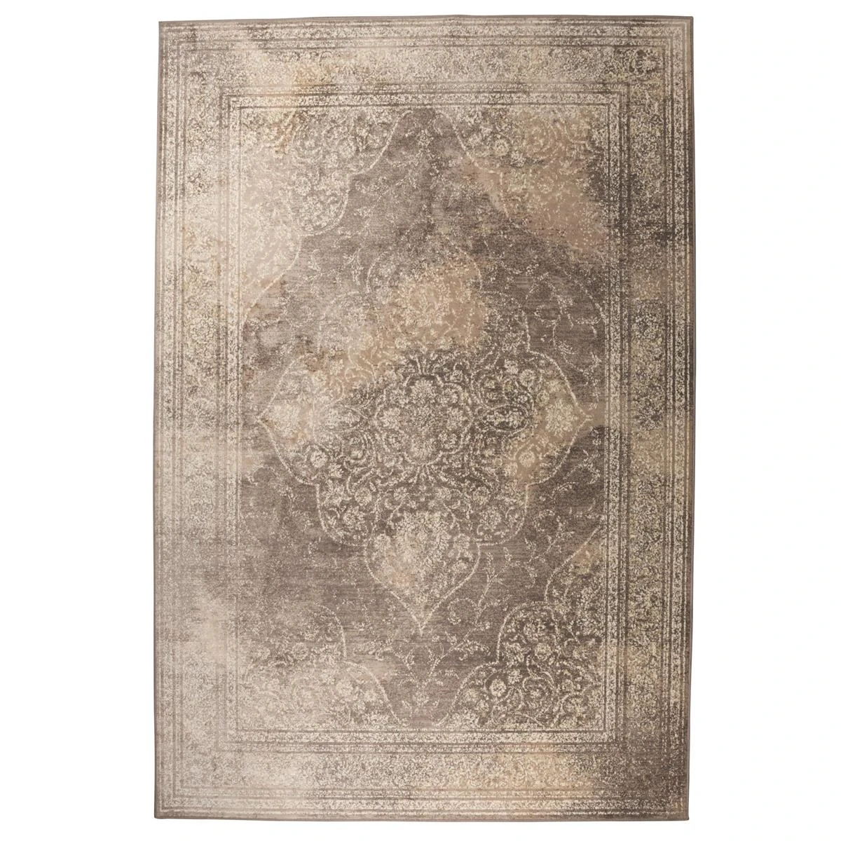 Dutchbone Rugged Vloerkleed 200 X 300 Cm - Bruin 3 Dutchbone Rugged Vloerkleed 200 X 300 Cm - Bruin