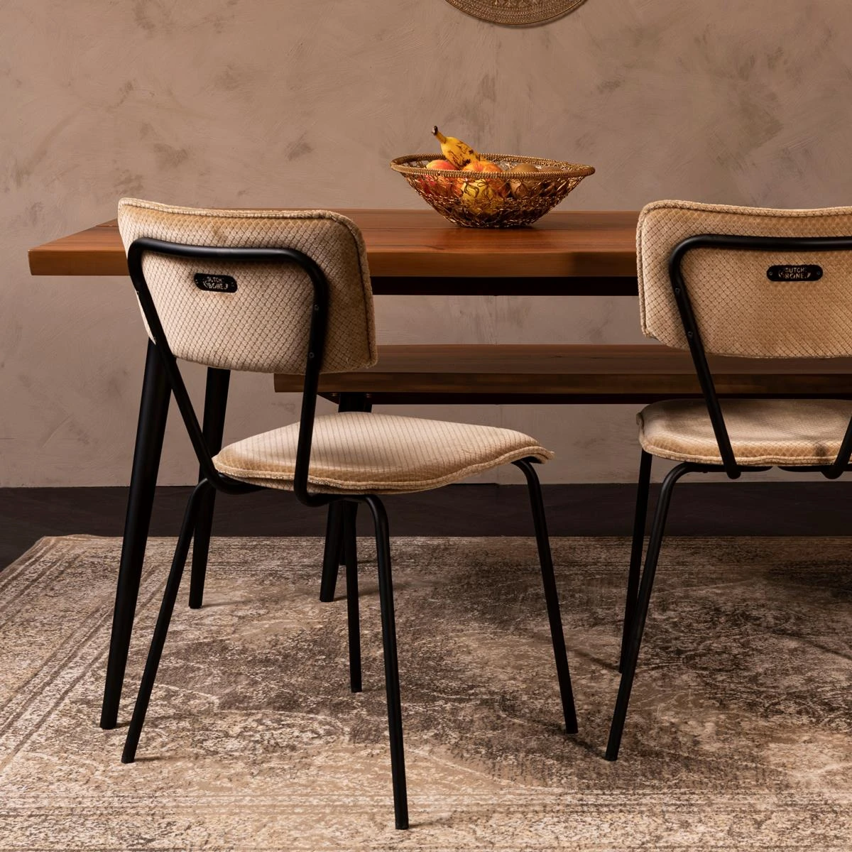 Dutchbone Rugged Vloerkleed 200 X 300 Cm - Bruin 4 Dutchbone Rugged Vloerkleed 200 X 300 Cm - Bruin - Afbeelding 2