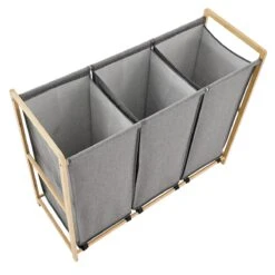 ACAZA Wasmand Grijs -Meubels Voor Thuis 11147793