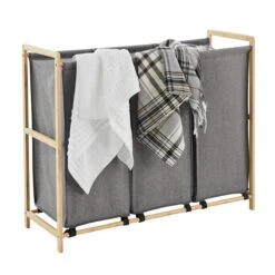 ACAZA Wasmand Grijs -Meubels Voor Thuis 11147795