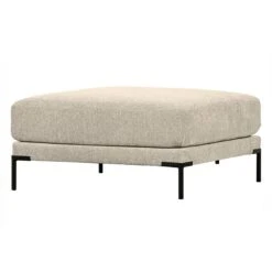 Vtwonen Couple Poef - Polyester - Zand - 44x100x100 -Meubels Voor Thuis 11153865