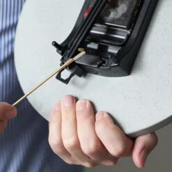 QUVIO Wandklok Beton Klassiek Met Slinger - Grijs -Meubels Voor Thuis 11156759