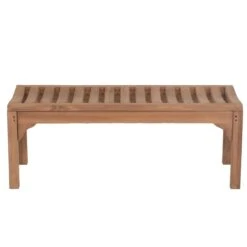 Giga Meubel - Tuinbank Teakhout - Naturel - 120cm - Bank Madison