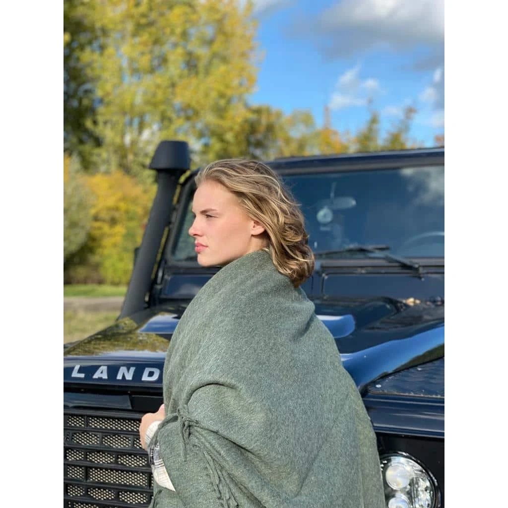 Chill-Dept. - Santa Cruz - Alpacawol Plaid Choco Brown 8 Chill-Dept. - Santa Cruz - Alpacawol Plaid Choco Brown - Afbeelding 6