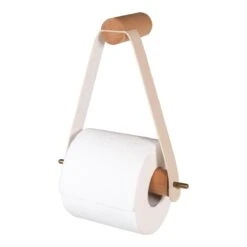 QUVIO Toiletrolhouder Hout -Meubels Voor Thuis 11174385