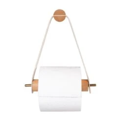 QUVIO Toiletrolhouder Hout -Meubels Voor Thuis 11174388