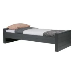 Woood Dennis Bed 90 X 200 Cm - Donkergrijs 19 Woood Dennis Bed 90 X 200 Cm - Donkergrijs -Meubels Voor Thuis 11175623
