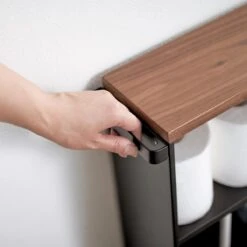 Yamazaki Tower Opbergtrolley - Zwart -Meubels Voor Thuis 11182032