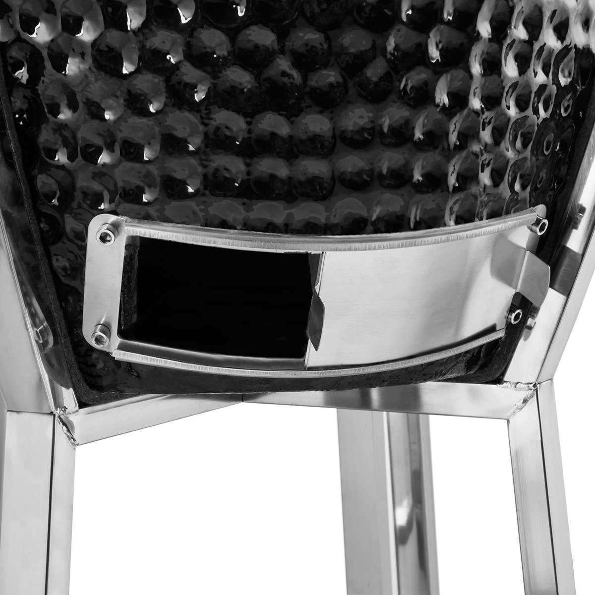 MOOS Kamado Grill 21 Inch Keramische Barbecue - Zwart 6 MOOS Kamado Grill 21 Inch Keramische Barbecue - Zwart - Afbeelding 4