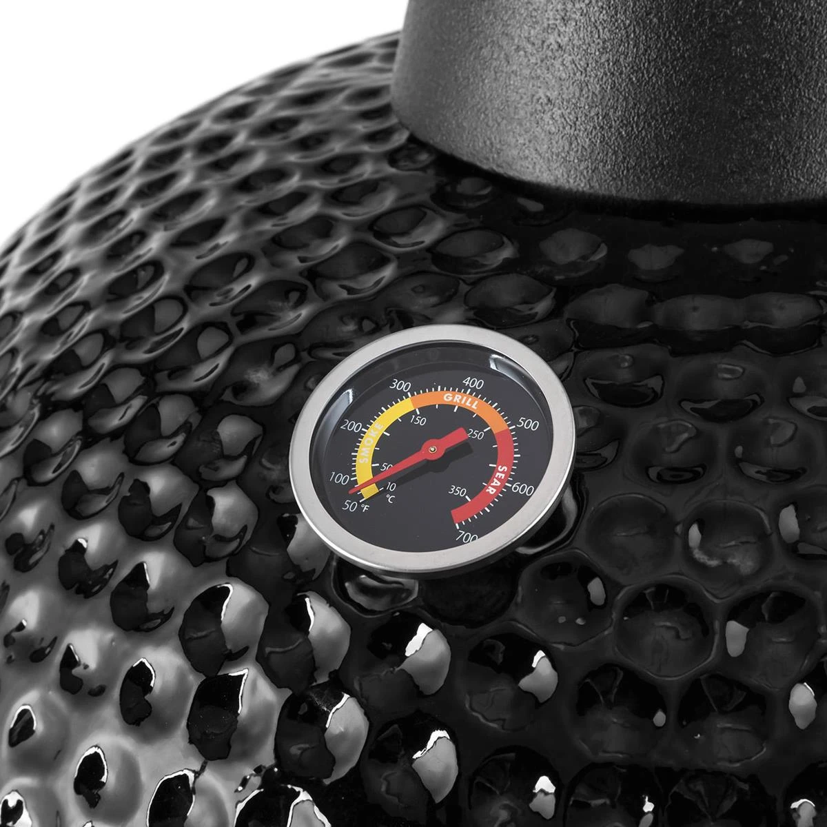 MOOS Kamado Grill 21 Inch Keramische Barbecue - Zwart 9 MOOS Kamado Grill 21 Inch Keramische Barbecue - Zwart - Afbeelding 7