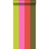 ESTAhome Behang Strepen Limegroen En Roze - 53 Cm X 10,05 M - 116521 -Meubels Voor Thuis 11212022