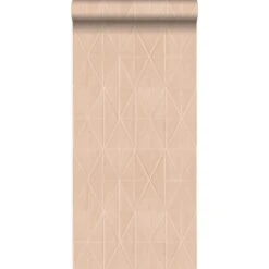 Origin Wallcoverings Behang Grafische Vorm Glanzend Brons - 53 Cm X 10