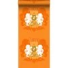 ESTAhome Behang Leeuwen Oranje En Wit - 53 Cm X 10,05 M - 115870 -Meubels Voor Thuis 11213281