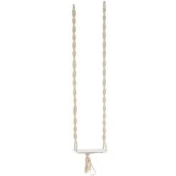 J-Line Schommel Boho Katoen|Hout Beige