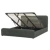 Beliani-RENNES -Bed Met Opbergruimte-Donkergrijs-180x200 Cm-Polyester -Meubels Voor Thuis 11227406