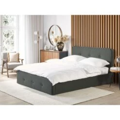 Beliani-RENNES -Bed Met Opbergruimte-Donkergrijs-180x200 Cm-Polyester 15 Beliani-RENNES -Bed Met Opbergruimte-Donkergrijs-180x200 Cm-Polyester -Meubels Voor Thuis 11227411