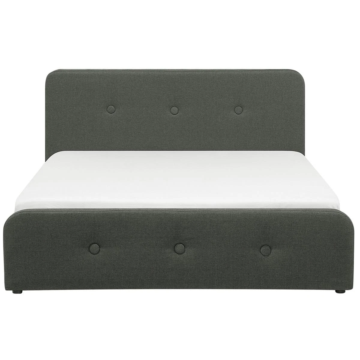 Beliani-RENNES -Bed Met Opbergruimte-Donkergrijs-180x200 Cm-Polyester 5 Beliani-RENNES -Bed Met Opbergruimte-Donkergrijs-180x200 Cm-Polyester - Afbeelding 3