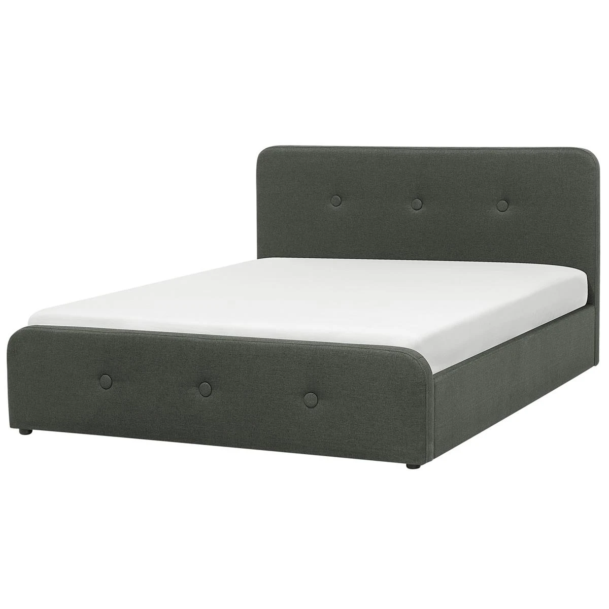 Beliani-RENNES -Bed Met Opbergruimte-Donkergrijs-180x200 Cm-Polyester 14 Beliani-RENNES -Bed Met Opbergruimte-Donkergrijs-180x200 Cm-Polyester - Afbeelding 12