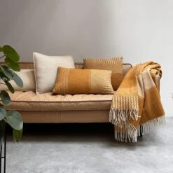 Malagoon Uptown Wool Sierkussen 35 X 60 - Ocre -Meubels Voor Thuis 11251033