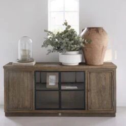 Riviera Maison Glazen Stolp Houten Plateau, Edinborough Classic -Meubels Voor Thuis 11252429