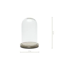 Riviera Maison Glazen Stolp Houten Plateau, Edinborough Classic -Meubels Voor Thuis 11252430