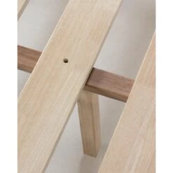 Kave Home - Shayndel Massief Rubberhouten Bed Voor Matrassen Van 150 X -Meubels Voor Thuis 11252974
