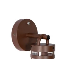 QAZQA Buiten Wandlamp Roestbruin IP44 Licht-donker Sensor - Ruben -Meubels Voor Thuis 11255863