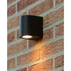 Lucide ZARO - Wandspot Buiten - 1xGU10 - IP44 - Zw -Meubels Voor Thuis 11266627