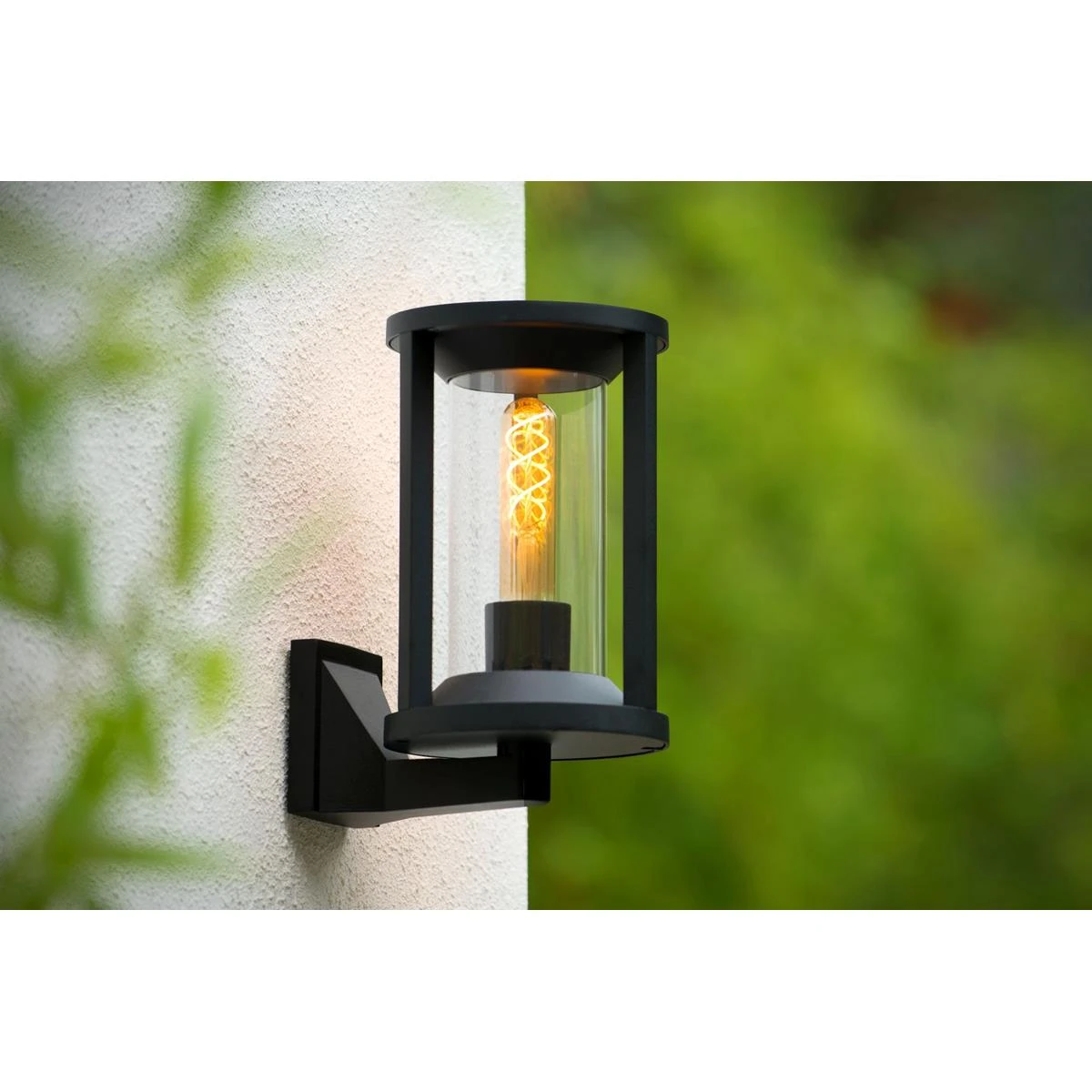 Lucide CADIX - Wandlamp Buiten - 1xE27 - IP65 - Zw 4 Lucide CADIX - Wandlamp Buiten - 1xE27 - IP65 - Zw - Afbeelding 2