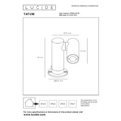 TATUM - Tuinspot Buiten - LED - Antraciet -Meubels Voor Thuis 11273471