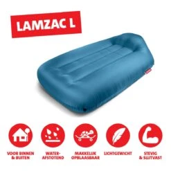 Fatboy Air Lounger - Luchtzak - Oplaasbare Zitzak Lamzac L - Blauw -Meubels Voor Thuis 11275586